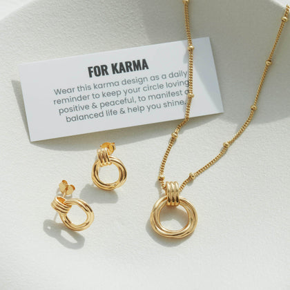 Karma Necklace Gold